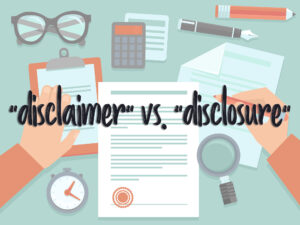 Disclaimer